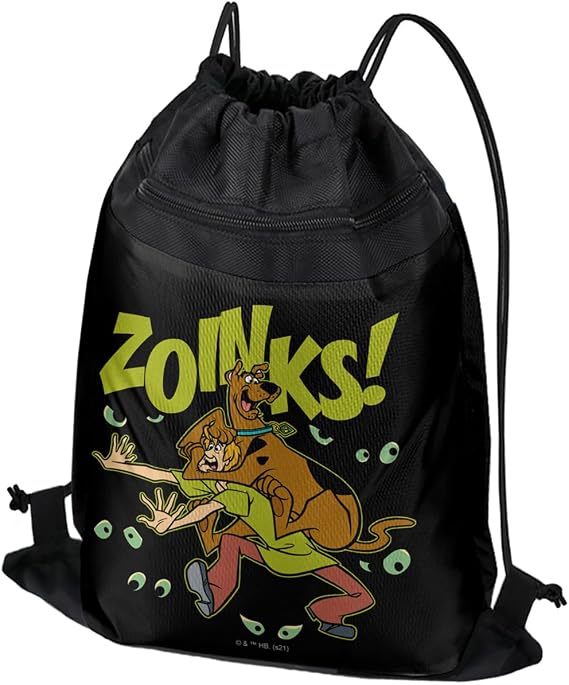 Scooby Doo Zoinks Eyes Drawstring, Perfect for Gym, Yoga or Practice