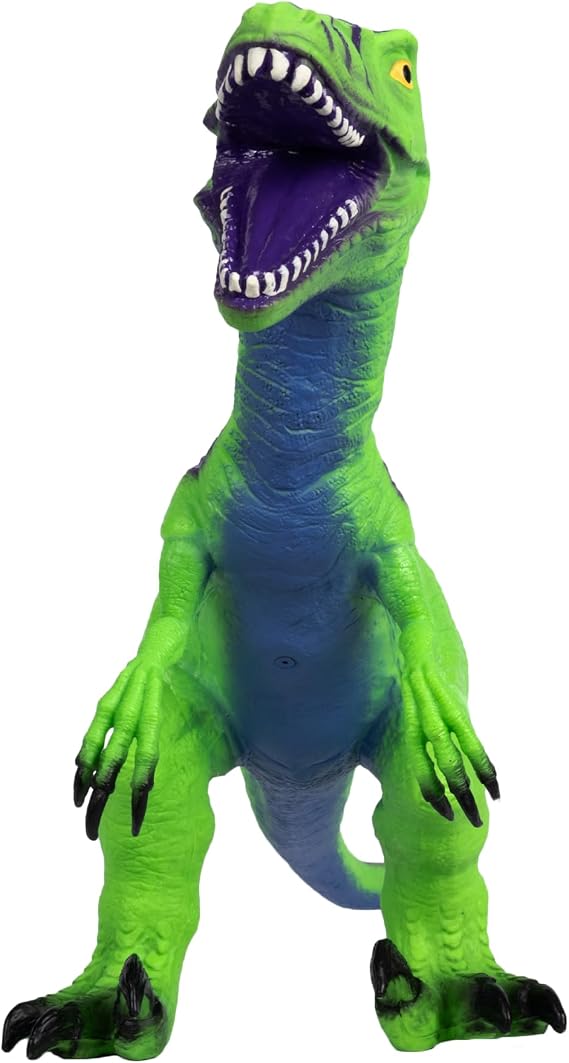 Wow in The World Soft Jumbo Velociraptor | Kids Play Dinosaur | Learning Through Play | Includes Dinosaur Toy and Fun Fact Card