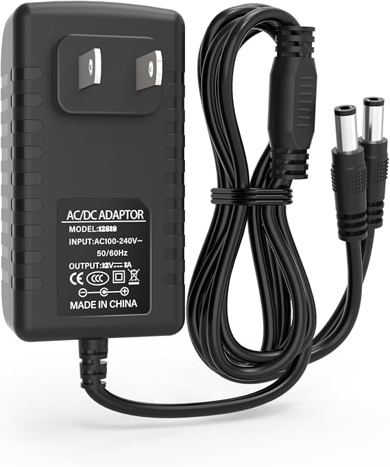 Cordro E Collar Replacement Charger for Mini Educator, Dual Lead Charger for Educator 300, 400 Series, RX, FOB and BP-504 Dog Training Collar Power Supply Adapter Cord