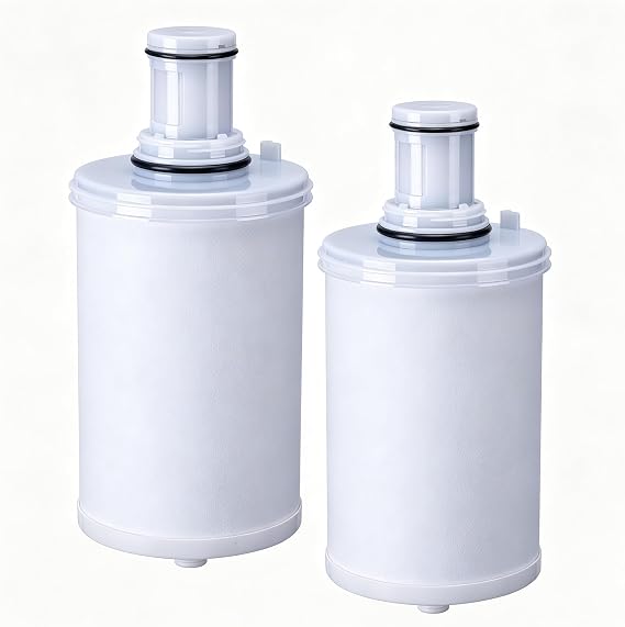 2 Pack 100186 Original Water Filter Replacement Cartridge Compatible with Amway Espring,3-in-1 Filter, Improving Water Purity