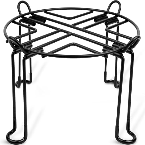 Water Filter Stand, 8'' Tall, 9'' Diameter, Stainless Steel, Non-Skid Feet, Compatible with Berkey Big, Travel, Royal Systems