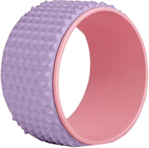 Yoga Wheel, Durable Back Roller for Training and Stretching, Multi-Purpose Deep Tissue Massage Tool for Pilates, Balance, Yoga Practice, Exercise Equipment to Flexibility, Home Gym