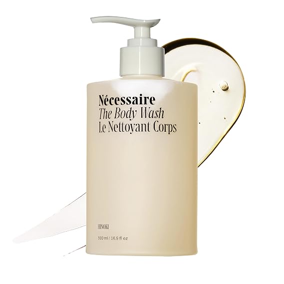 The Body Wash Hinoki. Multi-Oil Niacinamide Shower Gel For Sensitive Skin | For Women & Men. Non-Comedogenic, Hypoallergenic for Sensitive Skin. 500ml / 16.9 fl oz.