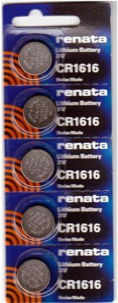 CR1616 Renata Watch Batteries 5Pcs
