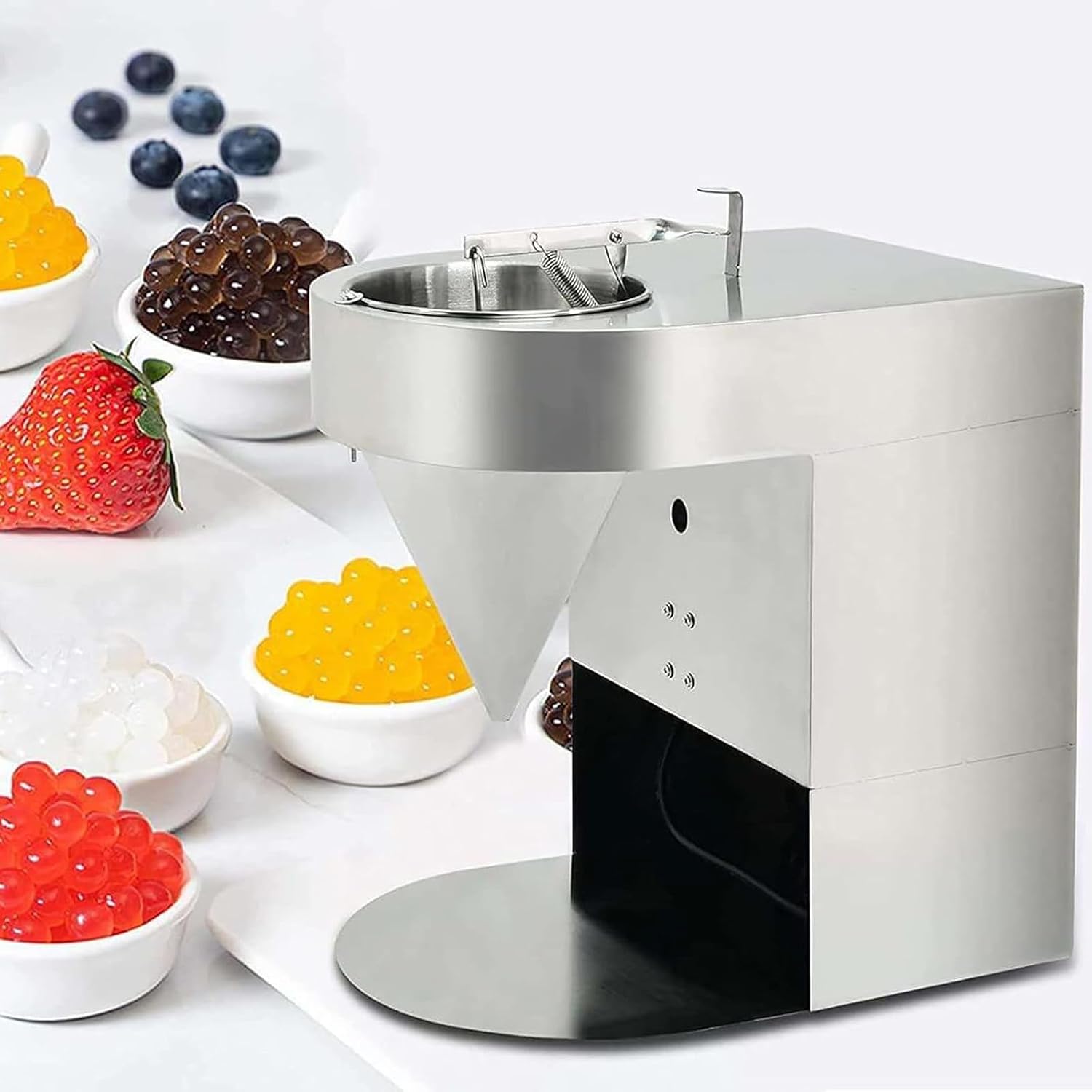 50kgh Automatic Bubble Tea Pearl Maker,Popping Boba and TaroCassava Ball Molding Machine