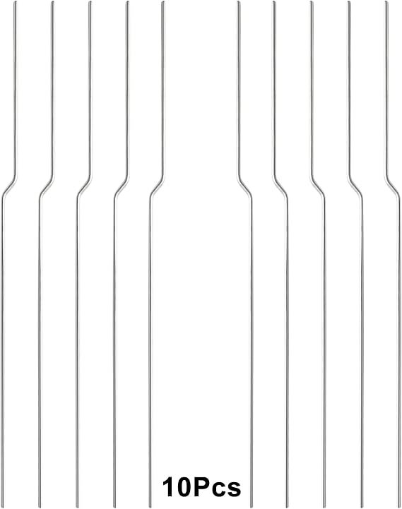 Stake for Yard Signs, 10-Pack 14" Stainless Steel Corrugated Plastic Sign Stakes, Yard Sign Stakes for Corrugated Plastic Signs, Sturdy Metal