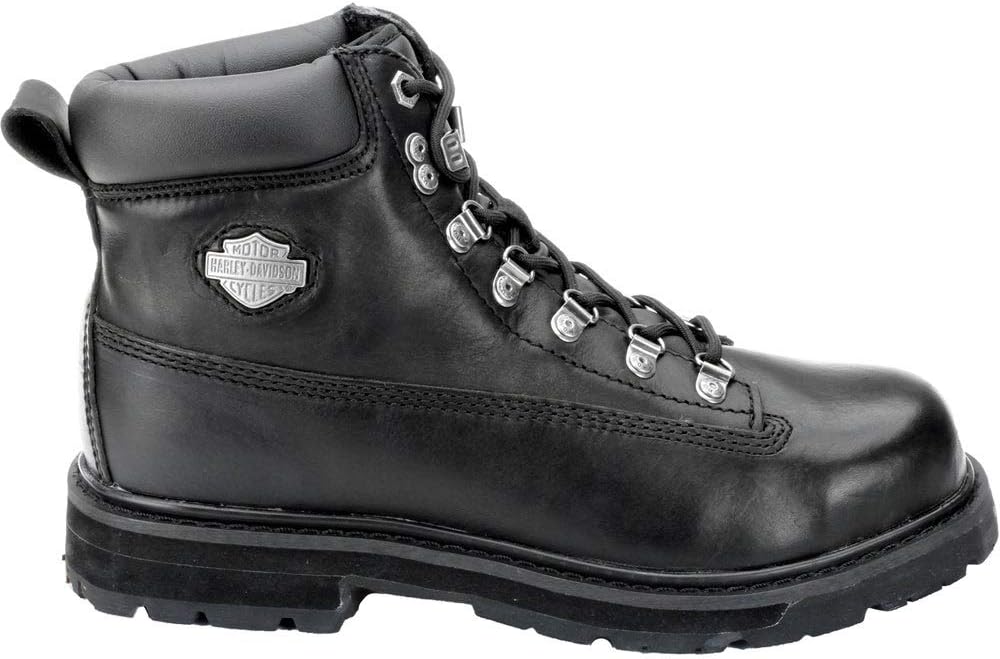 Harley-Davidson Men's Drive Motorcycle Steel Toe Black Boots D91144