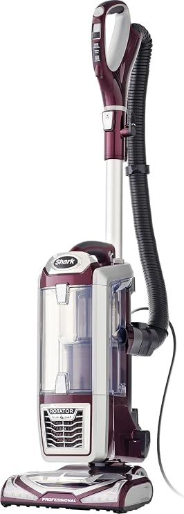 Shark NV752 Rotator Powered Lift-Away TruePet Upright Vacuum with HEPA Filter, Large Dust Cup Capacity, LED Headlights, Upholstery Tool, Perfect Pet Power Brush & Crevice Tool, Bordeaux | Powered Lift-Away Pod, HEPA Seal, 0.88-Qt Dust Cup, LED Headlights, Swivel Steering, Pet Power Brush and Crevice Tool
