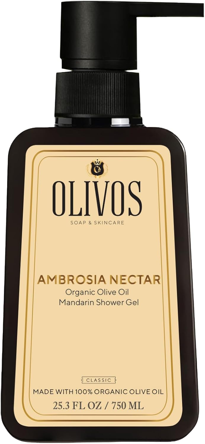 Olivos Mandalina Kokulu Zeytinyağlı Sıvı Sabun - Ferahlatıcı ve Canlandırıcı Etki, Doğal İçerikli, 500ml 1X500 ML., Mandalina