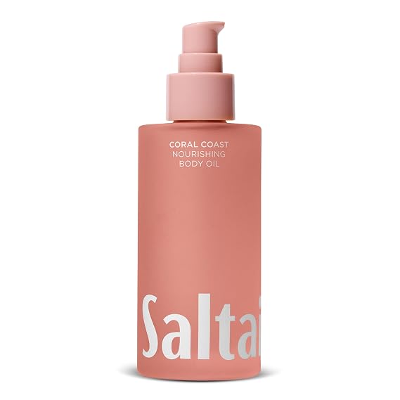 Saltair Nourishing Body Oil | Lightweight Body Glow | Coral Coast, 4 oz