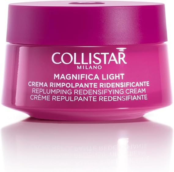 Collistar Magnifica Replenishing, Thickening, Lightweight Face and Neck Cream, Ultra Light, Fast Absorbing Cream that Reduces Wrinkles, Visibly Tightens the Face, Silicone-Free, 50 ml