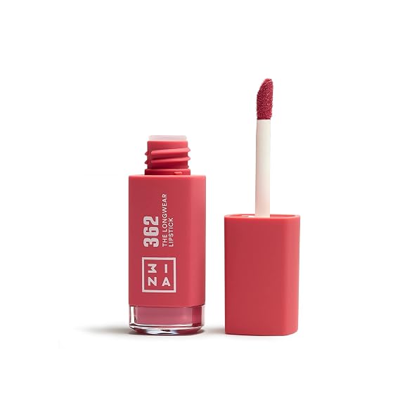 3INA MAKEUP - Vegan - The Longwear Lipstick 362 - Rosa - Labial de 12H de duracion - Labial de alta pigmentacion con acabado mate - Formula hidratante con acido hialuronico - Cruelty Free
