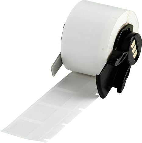 Brady Self-Laminating Vinyl Wrap Around Wire and Cable Labels for M610, M611, M710, BMP61, and BMP71 Printers - 1" x 0.75". M6-18-427
