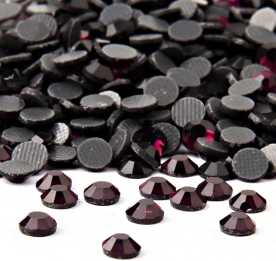 beadsland Crystal Hotfix Rhinestone,Machine Cut Stone 2880pcs/pkg (Amethyst,SS6/2mm)