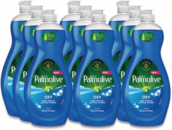 Palmolive 45041 Dishwashing Liquid, Unscented, 20 oz Bottle, 9/Carton