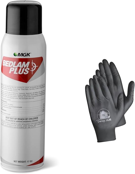 Bedlam Plus Aerosol 17oz + Disposable Gloves | Disposable Gloves
