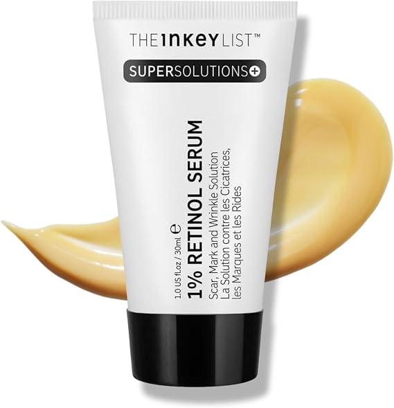 The INKEY List 1% Retinol Serum 30ml, Reduces Hyperpigmentation, Anti-Ageing Skincare, Acne Treatment, Vegan Friendly, Suitable For All Skin Types
