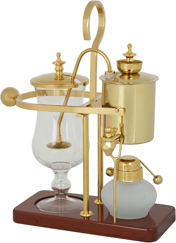 Stainless Steel Belgian Luxury Coffee Maker, Balance Syphon Coffee Maker, 500ml/17oz