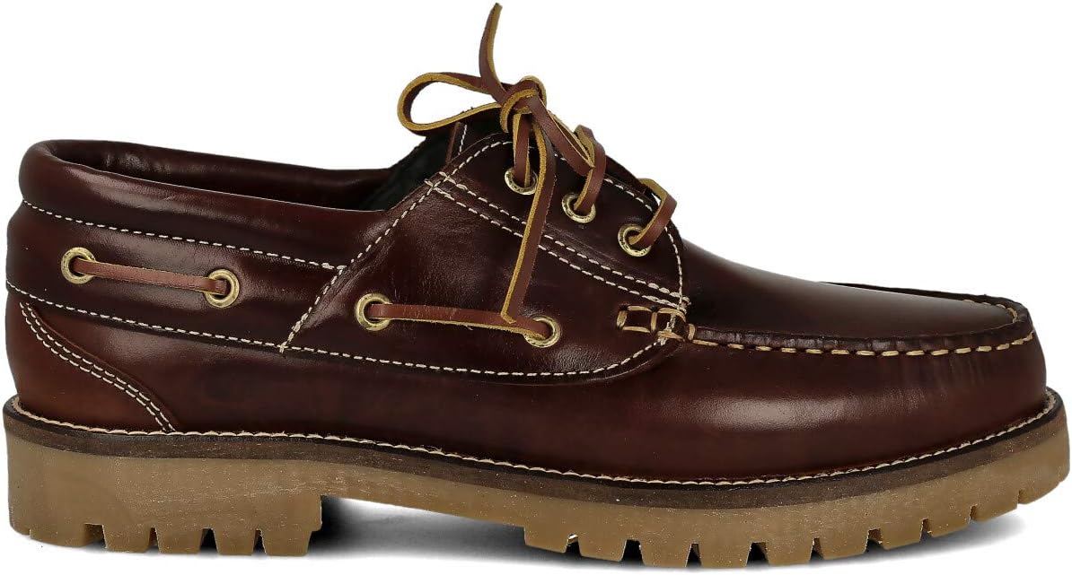 Herren Damen Kinder Bootsschuhe Segelschuhe Mokassins aus Seahorse Geölt Leder 3 Eye Classic Docksides. Gummisohle. Schnürsenkel.