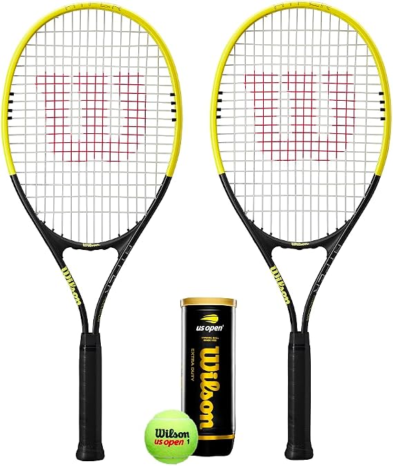 Wilson Hyper Precision Tennis Racket (Various Bundle Options)