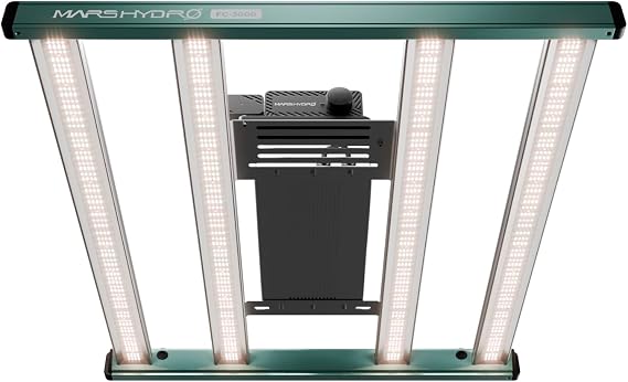 Mars Hydro FC3000 300W 3x3 LED Grow Light Full Spectrum for Indoor Plants | Bridgelux 3030 Diodes, Osram660nm CSSRM6.24, 2.85 μmol/J PPE, 855 μmol/J PPF, Detachable Design, 3x3FT Max Coverage