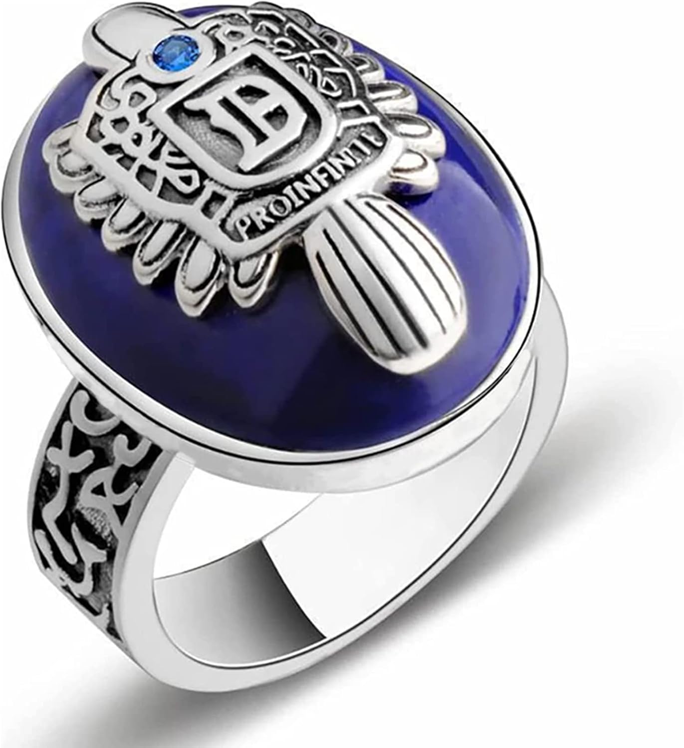 YinEpand Vampire Ring and Katherine Pendant, Damon Ring Fashion Vampire Daylight Walking Signet For Fans