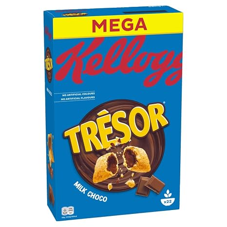 Kellogg's Tresor Milk Choco Cereals with Chocolate Filling Single Pack (1 x 660 g)