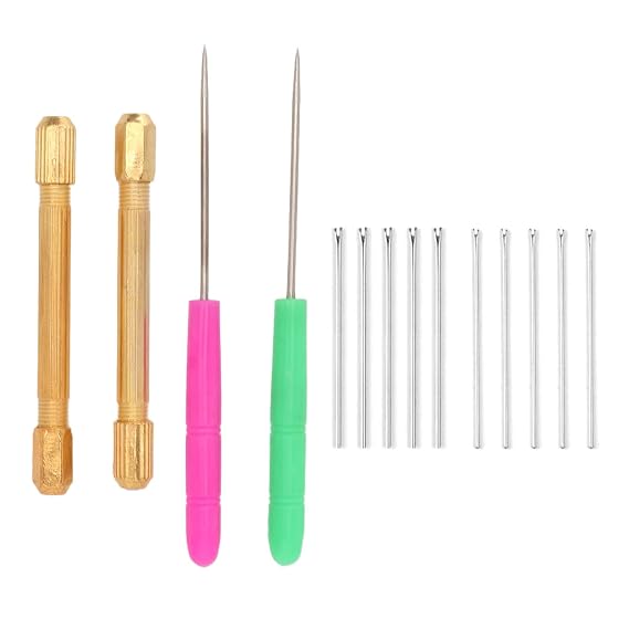 Doll Hair Rerooting & Rooting Tools Durable Metal Hair Making Kit for Dolls - Sturdy 10-Pack Doll Hair Wig Holder Rehairing Supplies