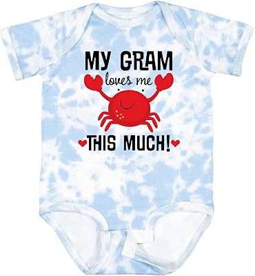 inktastic My Gram Loves Me Grandchild Baby Bodysuit