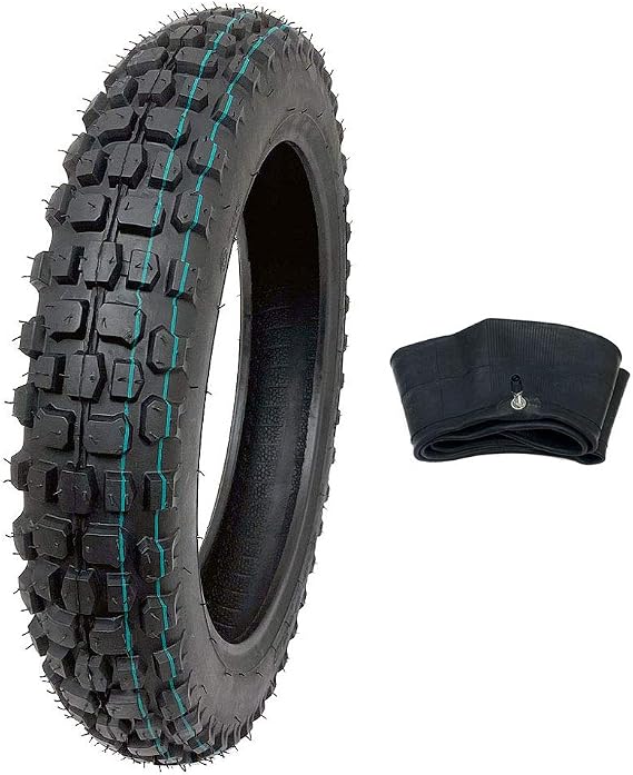 MMG 2.50-14 Tire & Tube Combo, TR4, Off Road Knobby, Dirt Bike