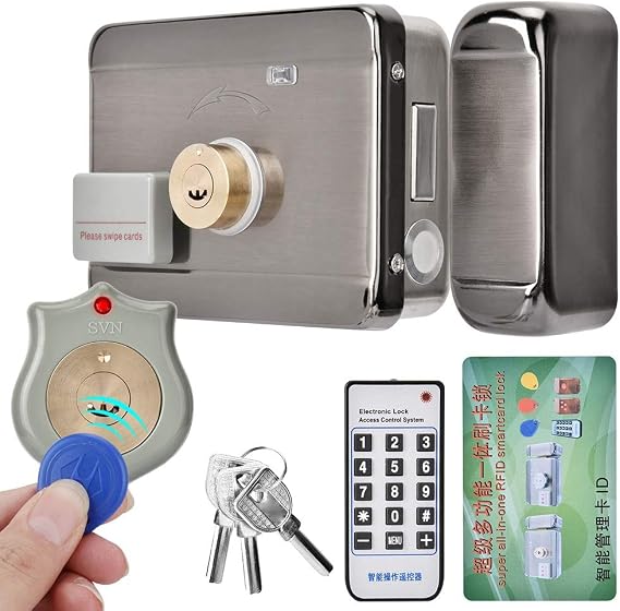 Electric Door Locks, Remote Door Lock Door Access Double Head 12V Door Lock