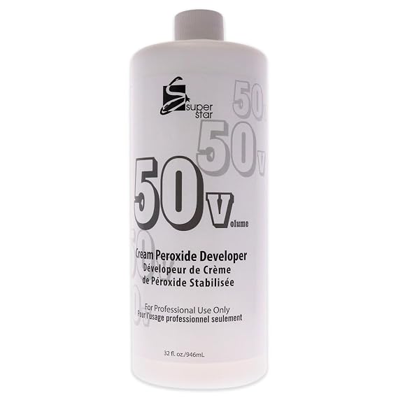 Super Star 50 Volume Cream Peroxide Developer by Marianna for Unisex - 32 oz Cream
