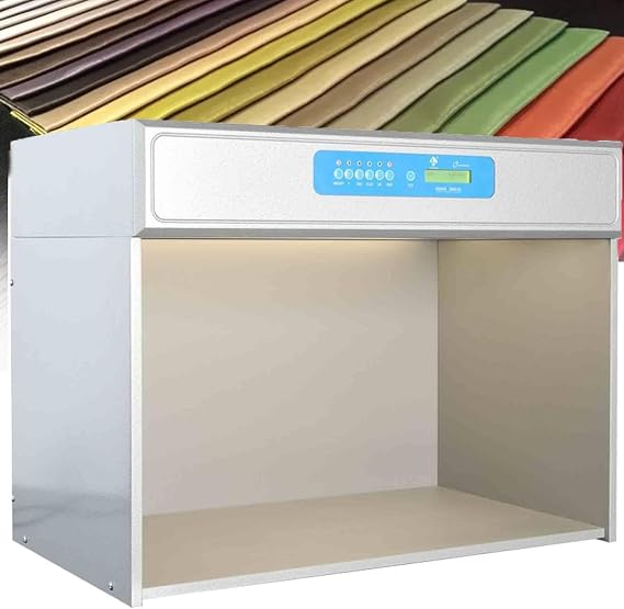 Light Box Textile Printing Color Matching Cabinet, Six Light Sources for Lab Color Matching Light Box, Color Assessment Cabinet Led Color Light Boxes : D65 Tl84 Uv F Cwf U30