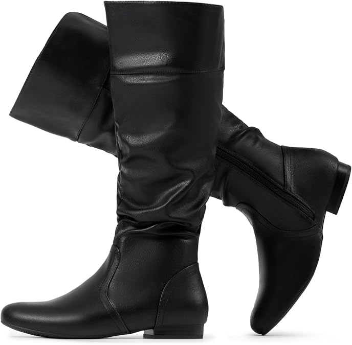 DREAM PAIRS Womens Wide Calf Knee High Boots