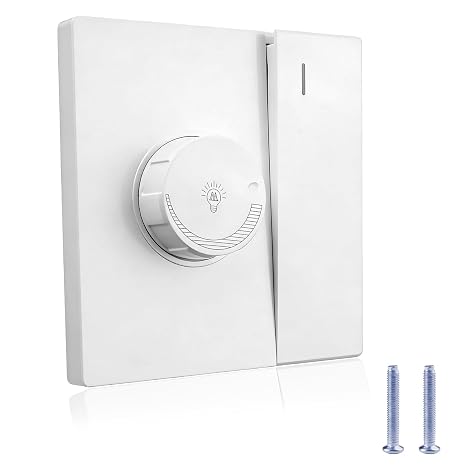 Dimmer Light Switch, Led Dimmer and Rocker Wall Light Switch Combo