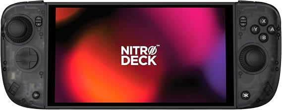CRKD Nitro Deck 2 - Handheld Grip & Pro Controller for Nintendo Switch 2, Switch OLED & Nintendo Switch - No Stick Drift (Smoke Black Edition)
