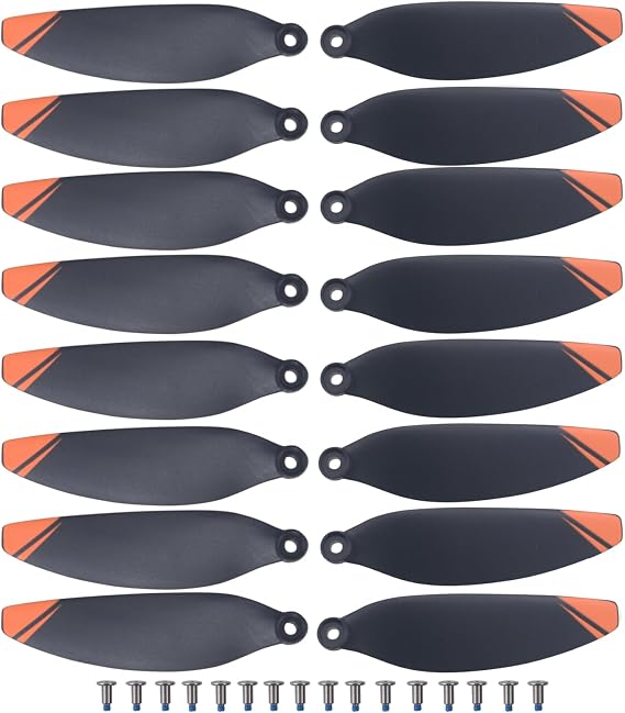 sea jump 16PCS Propeller Suitable for S119 Brushless Obstacle Avoidance Drone High-Definition Aerial Photography Quadcopter Accessories Remote Control Aircraft Spare Parts Propeller Blades