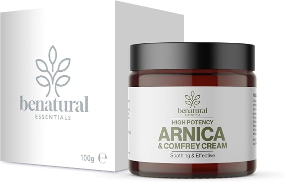 All Natural Arnica & Comfrey Cream 100g | Botanical Cream for Skin Comfort After Activity | With Jojoba Oil & Vitamin E | pH Balanced | Made in the UK