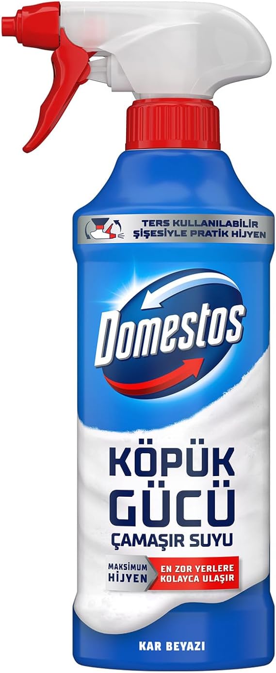 Domestos Köpük Gücü Köpük Çamaşır Suyu Kar Beyazı 450 ml