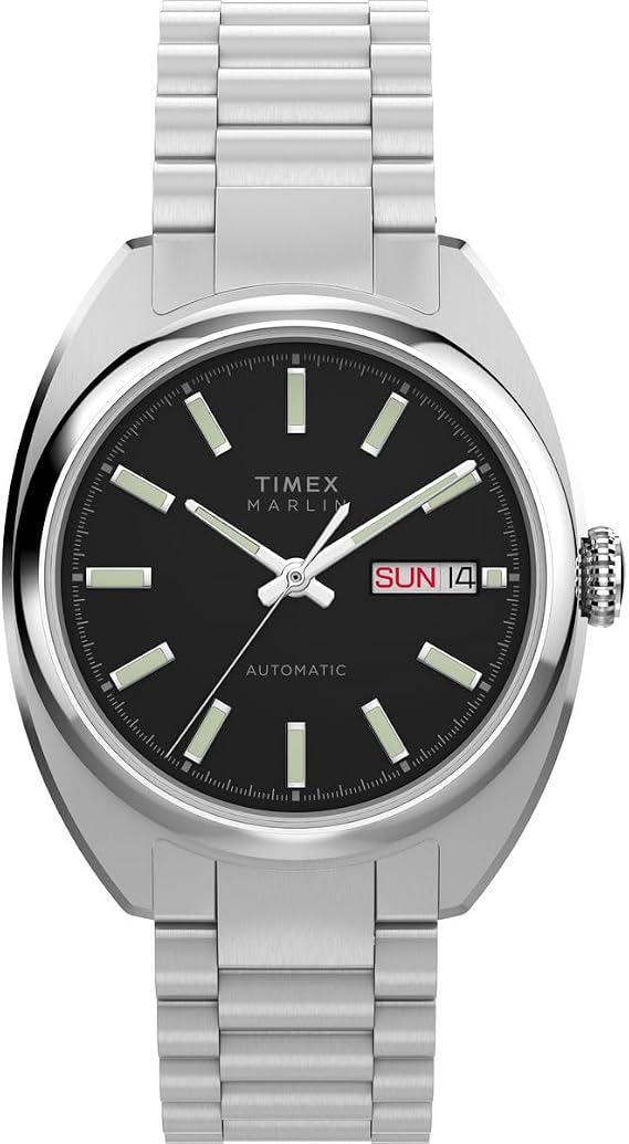 Timex Men's Analogue Automatic Watch Marlin with Stainless Steel Bracelet