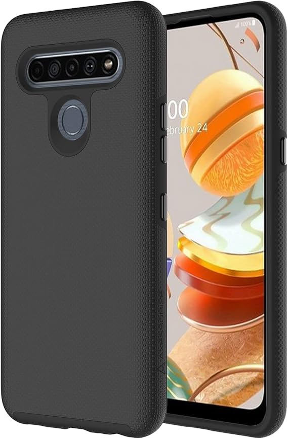 Axessorize PROTech Phone Case Compatible with LG K61 - Black