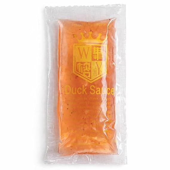 Duck Sauce Packets, 50 Count, Authentic Chinese Takeout Sweet & Sour Sauce