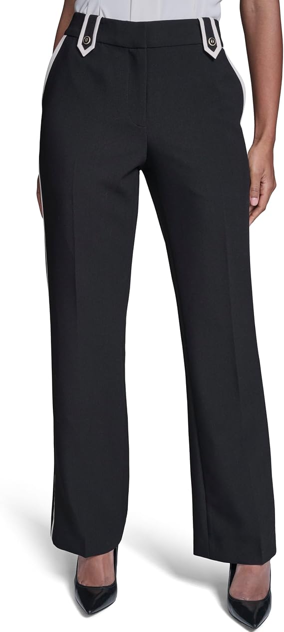 Karl Lagerfeld Women's Flare Contrast Pant