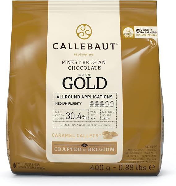 Callebaut Caramel Drop Chocolate 400 Grams