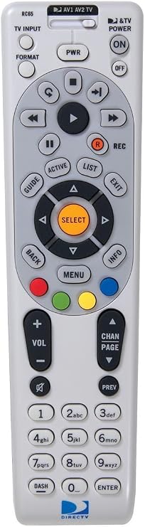 DirecTV RC65 4-Device Universal IR Remote