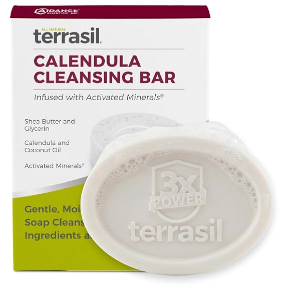 terrasil Calendula Soap for Irritated & Itchy Skin, 75g Bar