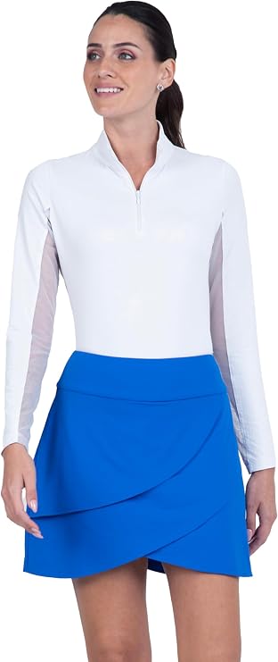IBKUL Solid Layered Skort