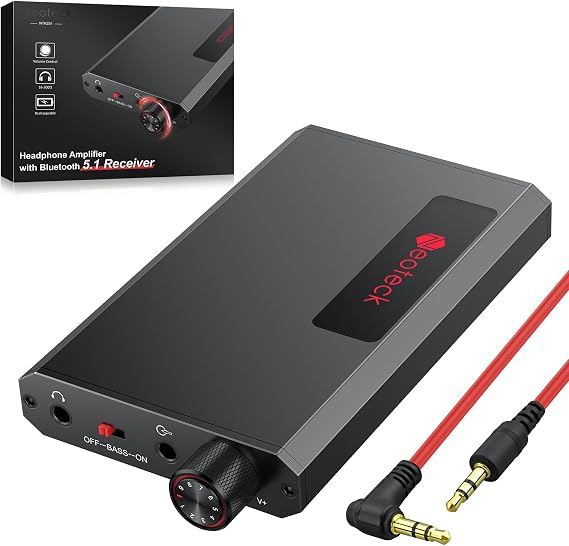 Neoteck Headphone Amplifier Bluetooth 5.0 Headphone Amp 16-300