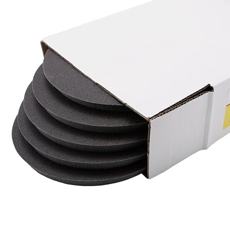 ToolPro Professional Grade 9-Inch Drywall Sander Pads - 5 Pack Sanding Discs for Smooth Finishes (100 Medium Grit)