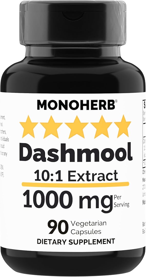 MONOHERB Dashmool 10:1 Extract - 1000 mg per Serving - Serving Size: 2 Capsules - 45 Servings per Bottle